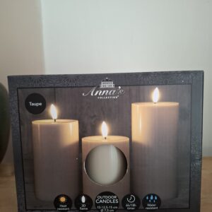 Set LED buitenkaarsen